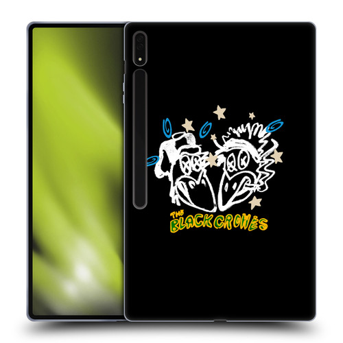 The Black Crowes Graphics Heads Soft Gel Case for Samsung Galaxy Tab S8 Ultra