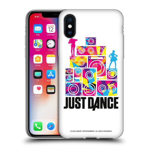 Just Dance Artwork Compositions Silhouette 5 Soft Gel Case for Apple iPhone X / iPhone XS