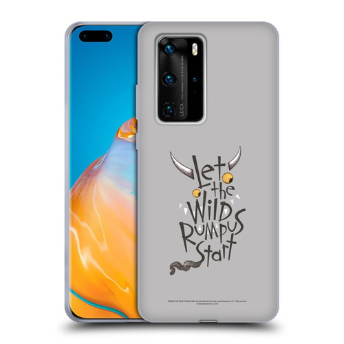 Where the Wild Things Are Literary Graphics Rumpus Soft Gel Case for Huawei P40 Pro / P40 Pro Plus 5G