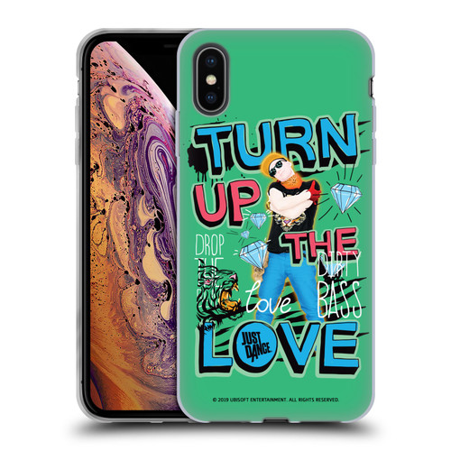 Just Dance Artwork Compositions Drop The Beat Soft Gel Case for Apple iPhone XS Max