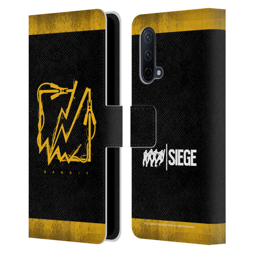Tom Clancy's Rainbow Six Siege Icons Bandit Leather Book Wallet Case Cover For OnePlus Nord CE 5G