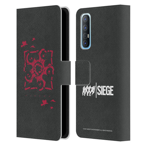 Tom Clancy's Rainbow Six Siege Icons Hibana Leather Book Wallet Case Cover For OPPO Find X2 Neo 5G