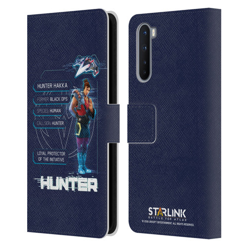 Starlink Battle for Atlas Character Art Hunter Leather Book Wallet Case Cover For OnePlus Nord 5G
