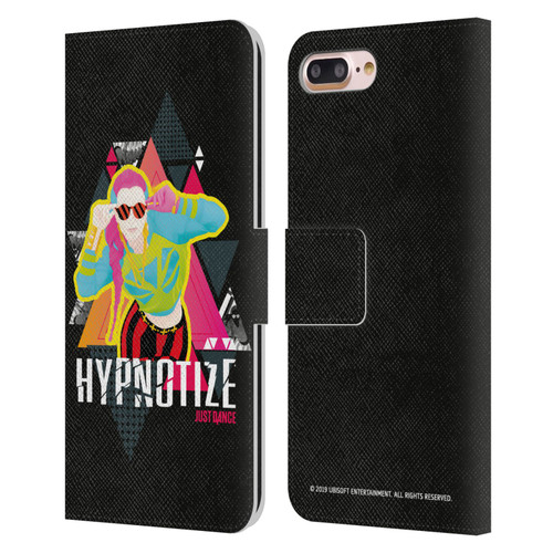 Just Dance Artwork Compositions Hypnotize Leather Book Wallet Case Cover For Apple iPhone 7 Plus / iPhone 8 Plus