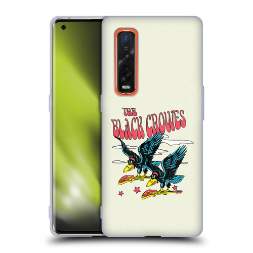 The Black Crowes Graphics Flying Guitars Soft Gel Case for OPPO Find X2 Pro 5G