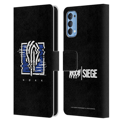 Tom Clancy's Rainbow Six Siege Icons Nokk Leather Book Wallet Case Cover For OPPO Reno 4 5G