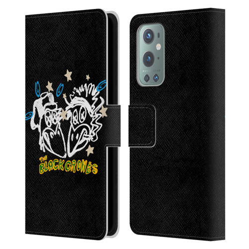 The Black Crowes Graphics Heads Leather Book Wallet Case Cover For OnePlus 9
