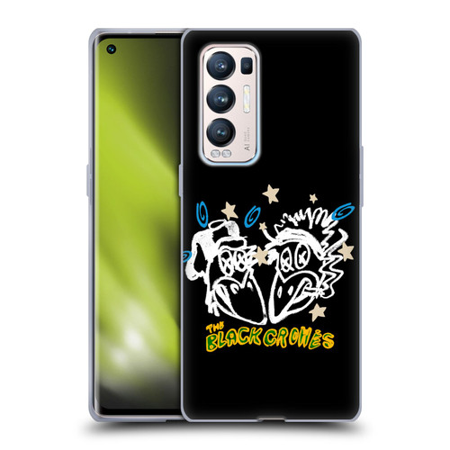 The Black Crowes Graphics Heads Soft Gel Case for OPPO Find X3 Neo / Reno5 Pro+ 5G