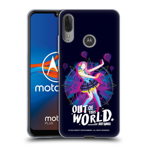 Just Dance Artwork Compositions Out Of This World Soft Gel Case for Motorola Moto E6 Plus