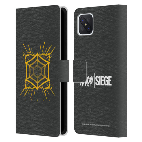 Tom Clancy's Rainbow Six Siege Icons Jager Leather Book Wallet Case Cover For OPPO Reno4 Z 5G