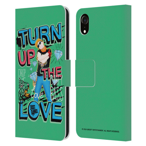 Just Dance Artwork Compositions Drop The Beat Leather Book Wallet Case Cover For Apple iPhone XR