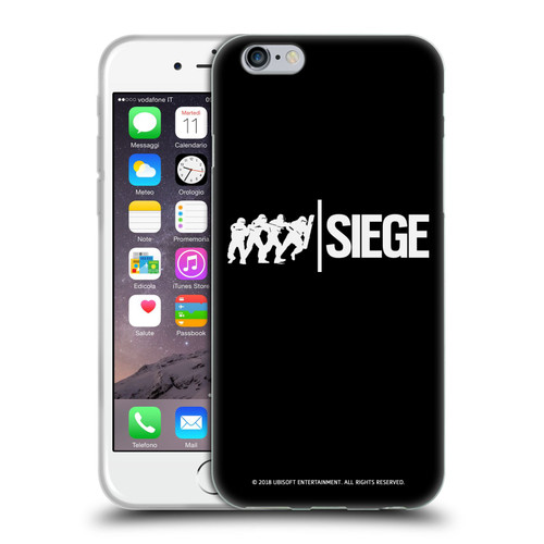 Tom Clancy's Rainbow Six Siege Logos Attack Soft Gel Case for Apple iPhone 6 / iPhone 6s