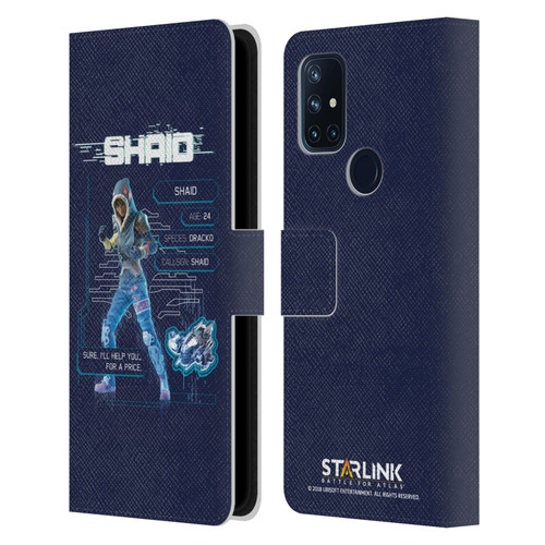 Starlink Battle for Atlas Character Art Shaid 2 Leather Book Wallet Case Cover For OnePlus Nord N10 5G