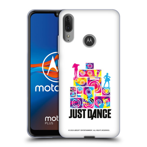 Just Dance Artwork Compositions Silhouette 5 Soft Gel Case for Motorola Moto E6 Plus