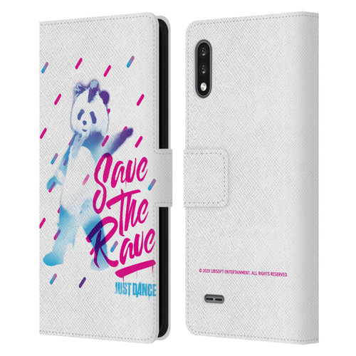 Just Dance Artwork Compositions Save The Rave Leather Book Wallet Case Cover For LG K22
