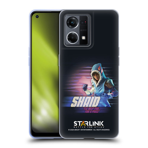 Starlink Battle for Atlas Character Art Shaid Soft Gel Case for OPPO Reno8 4G