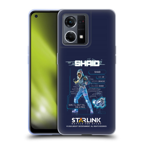 Starlink Battle for Atlas Character Art Shaid 2 Soft Gel Case for OPPO Reno8 4G