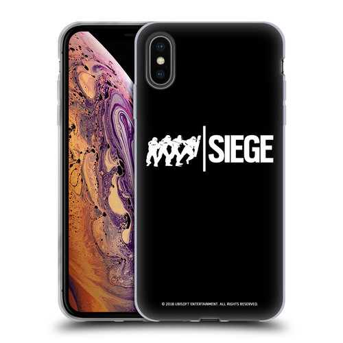 Tom Clancy's Rainbow Six Siege Logos Attack Soft Gel Case for Apple iPhone XS Max