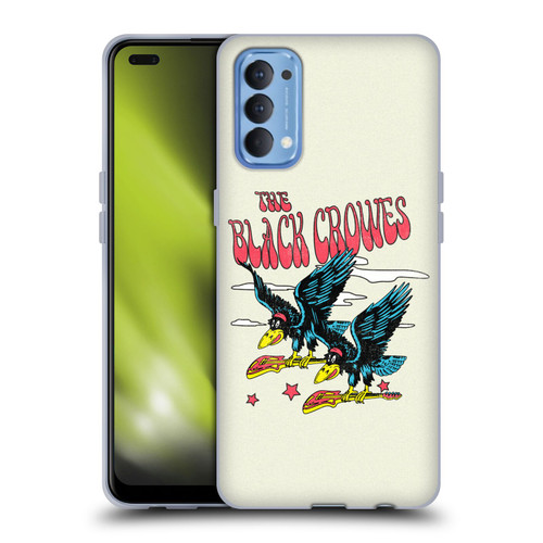 The Black Crowes Graphics Flying Guitars Soft Gel Case for OPPO Reno 4 5G