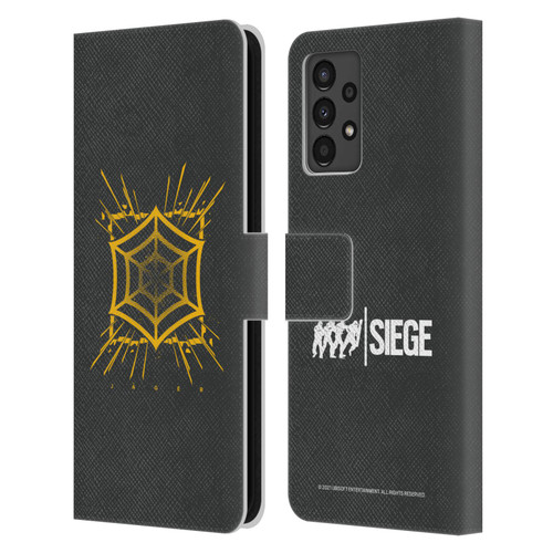 Tom Clancy's Rainbow Six Siege Icons Jager Leather Book Wallet Case Cover For Samsung Galaxy A13 (2022)