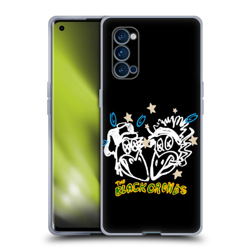 The Black Crowes Graphics Heads Soft Gel Case for OPPO Reno 4 Pro 5G
