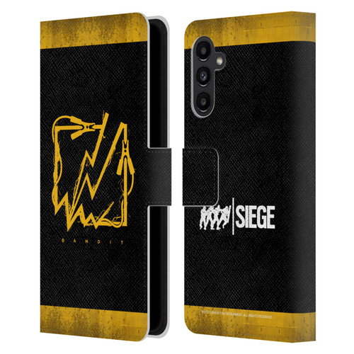 Tom Clancy's Rainbow Six Siege Icons Bandit Leather Book Wallet Case Cover For Samsung Galaxy A13 5G (2021)