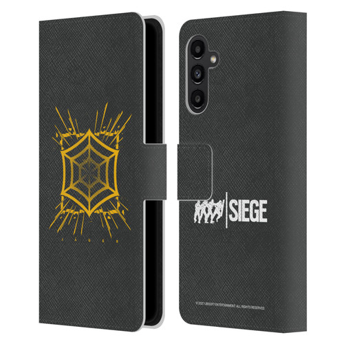 Tom Clancy's Rainbow Six Siege Icons Jager Leather Book Wallet Case Cover For Samsung Galaxy A13 5G (2021)