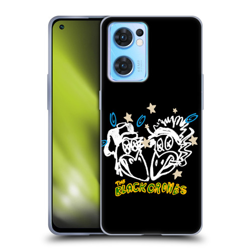 The Black Crowes Graphics Heads Soft Gel Case for OPPO Reno7 5G / Find X5 Lite