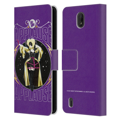 Just Dance Artwork Compositions Applause Leather Book Wallet Case Cover For Nokia C01 Plus/C1 2nd Edition