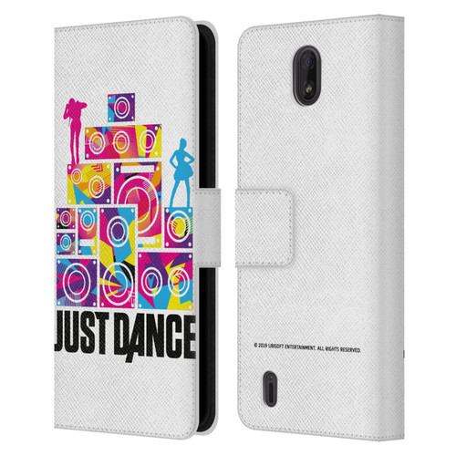 Just Dance Artwork Compositions Silhouette 4 Leather Book Wallet Case Cover For Nokia C01 Plus/C1 2nd Edition