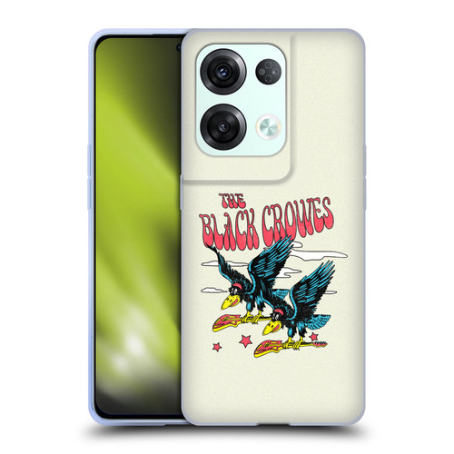 The Black Crowes Graphics Flying Guitars Soft Gel Case for OPPO Reno8 Pro