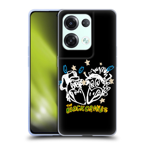The Black Crowes Graphics Heads Soft Gel Case for OPPO Reno8 Pro