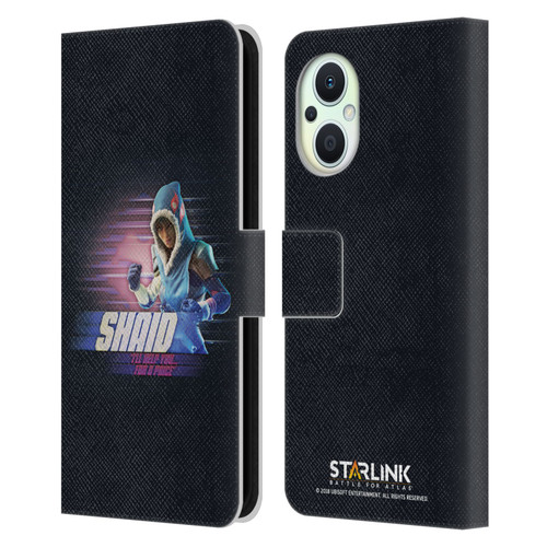 Starlink Battle for Atlas Character Art Shaid Leather Book Wallet Case Cover For OPPO Reno8 Lite