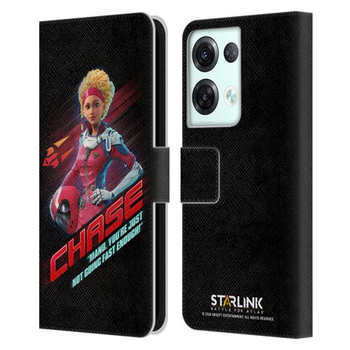 Starlink Battle for Atlas Character Art Calisto Chase Da Silva Leather Book Wallet Case Cover For OPPO Reno8 Pro