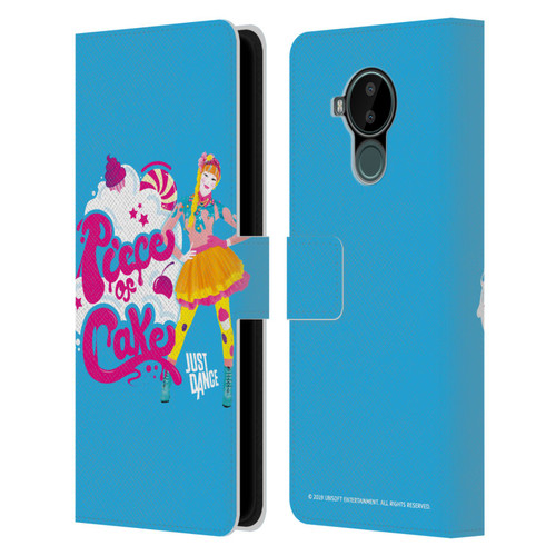 Just Dance Artwork Compositions Piece Of Cake Leather Book Wallet Case Cover For Nokia C30