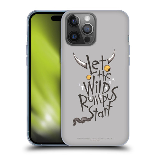 Where the Wild Things Are Literary Graphics Rumpus Soft Gel Case for Apple iPhone 14 Pro Max