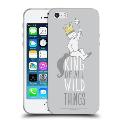 Where the Wild Things Are Literary Graphics King Soft Gel Case for Apple iPhone 5 / 5s / iPhone SE 2016
