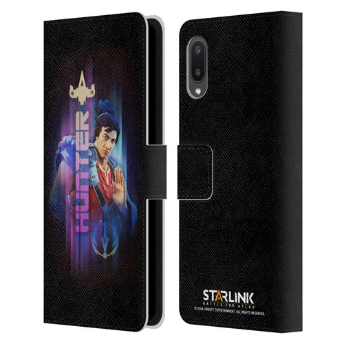 Starlink Battle for Atlas Character Art Hunter Hakka Leather Book Wallet Case Cover For Samsung Galaxy A02/M02 (2021)