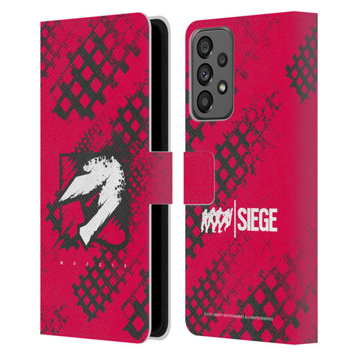 Tom Clancy's Rainbow Six Siege Icons Mozzie Leather Book Wallet Case Cover For Samsung Galaxy A73 5G (2022)