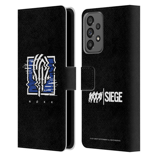 Tom Clancy's Rainbow Six Siege Icons Nokk Leather Book Wallet Case Cover For Samsung Galaxy A73 5G (2022)