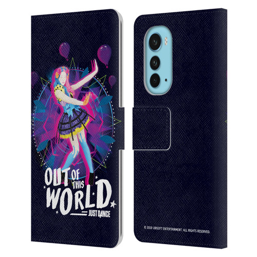 Just Dance Artwork Compositions Out Of This World Leather Book Wallet Case Cover For Motorola Edge (2022)