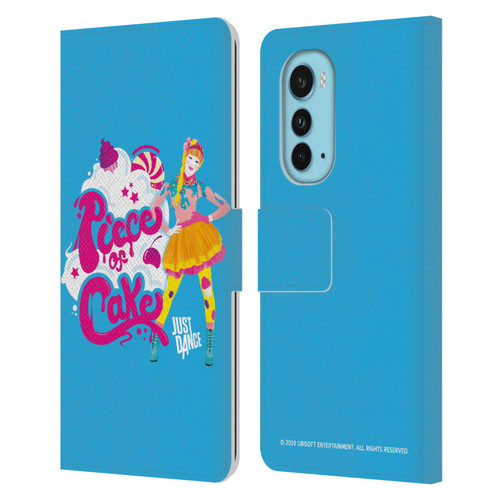 Just Dance Artwork Compositions Piece Of Cake Leather Book Wallet Case Cover For Motorola Edge (2022)