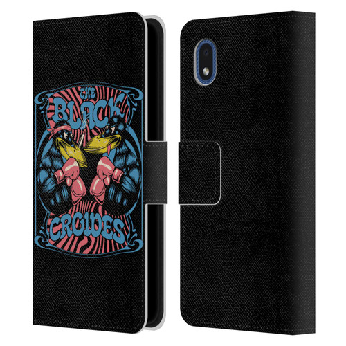 The Black Crowes Graphics Boxing Leather Book Wallet Case Cover For Samsung Galaxy A01 Core (2020)