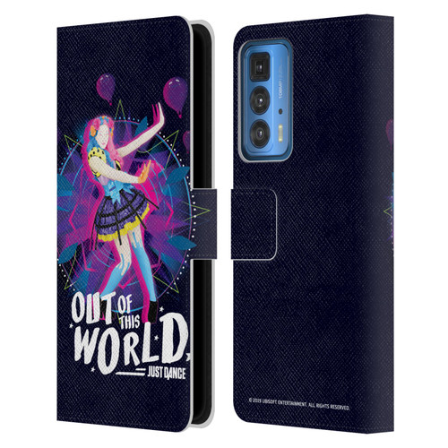 Just Dance Artwork Compositions Out Of This World Leather Book Wallet Case Cover For Motorola Edge 20 Pro