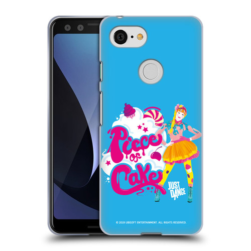 Just Dance Artwork Compositions Piece Of Cake Soft Gel Case for Google Pixel 3