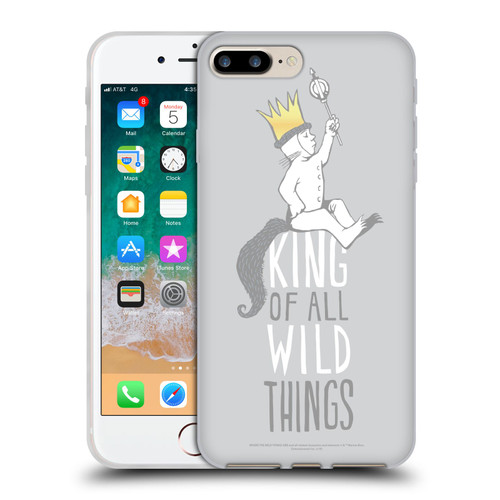 Where the Wild Things Are Literary Graphics King Soft Gel Case for Apple iPhone 7 Plus / iPhone 8 Plus
