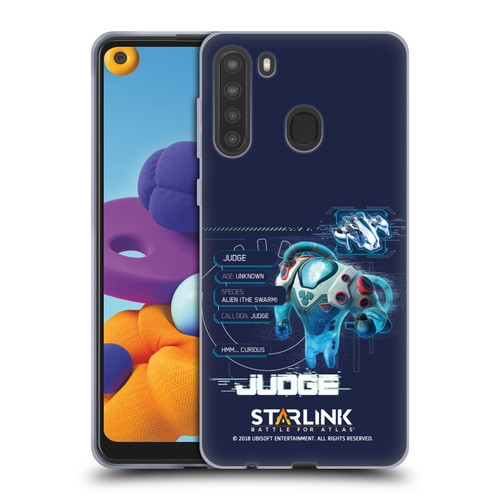 Starlink Battle for Atlas Character Art Judge 2 Soft Gel Case for Samsung Galaxy A21 (2020)