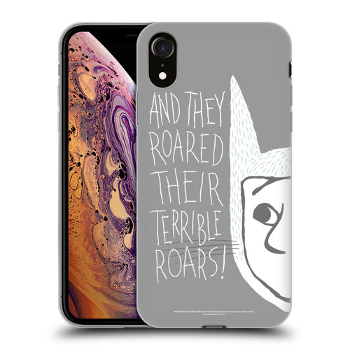 Where the Wild Things Are Literary Graphics Terrible Roars Soft Gel Case for Apple iPhone XR