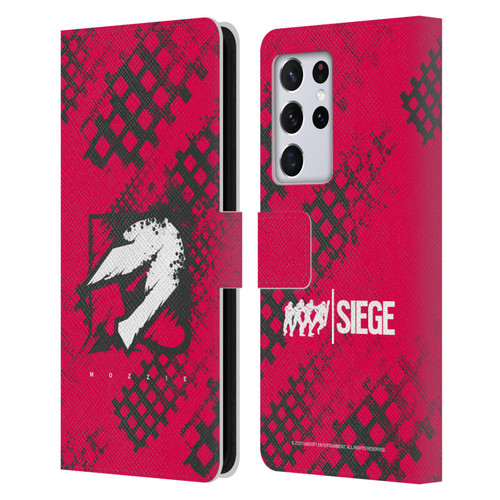 Tom Clancy's Rainbow Six Siege Icons Mozzie Leather Book Wallet Case Cover For Samsung Galaxy S21 Ultra 5G