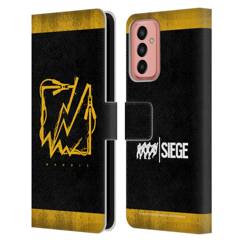 Tom Clancy's Rainbow Six Siege Icons Bandit Leather Book Wallet Case Cover For Samsung Galaxy M13 (2022)